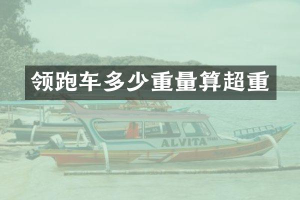 领跑车多少重量算超重