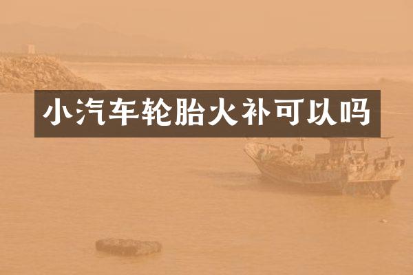 小汽车轮胎火补可以吗