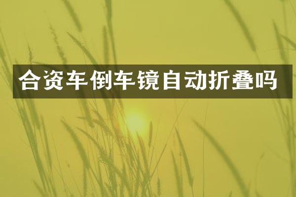 合资车倒车镜自动折叠吗