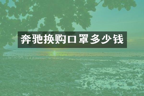 奔驰换购口罩多少钱