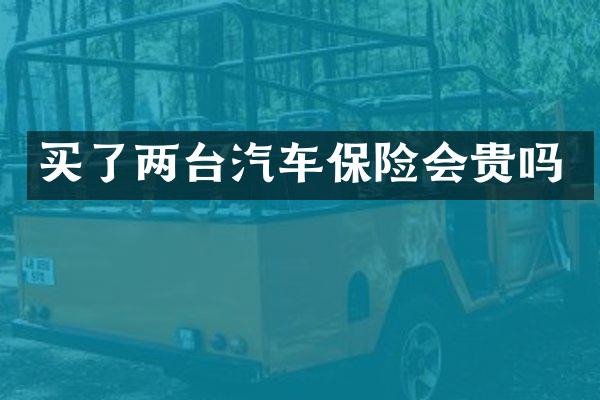 买了两台汽车保险会贵吗