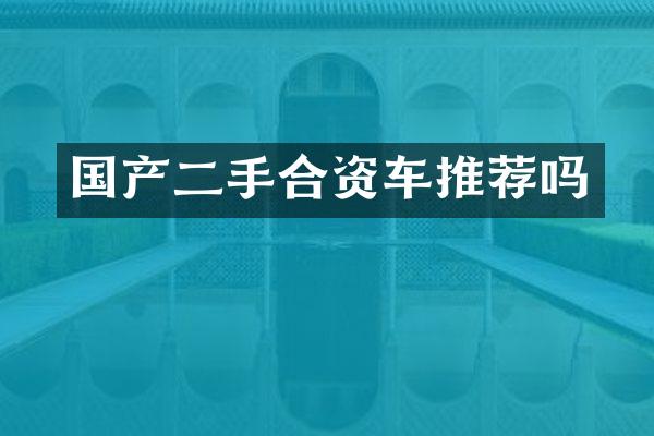 国产二手合资车推荐吗