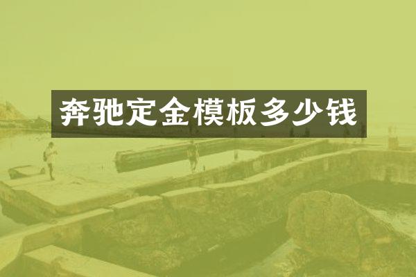 奔驰定金模板多少钱