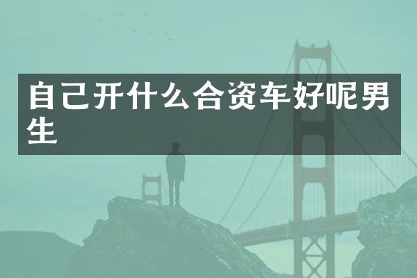 自己开什么合资车好呢男生