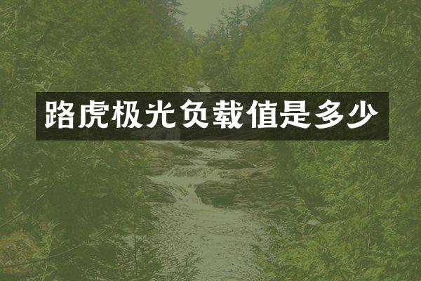 路虎极光负载值是多少
