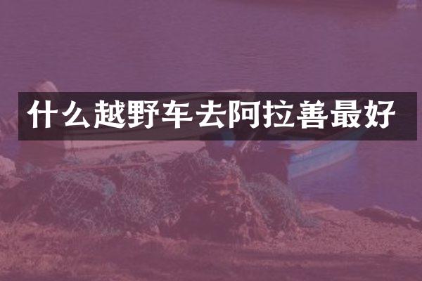 什么越野车去阿拉善最好