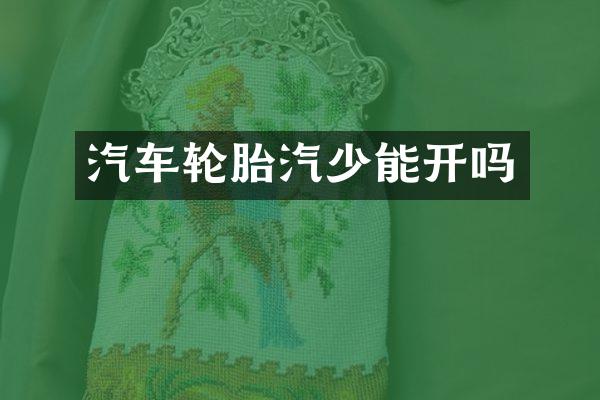 汽车轮胎汽少能开吗
