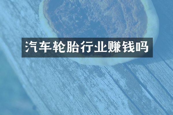 汽车轮胎行业赚钱吗