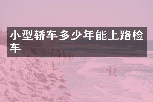 小型轿车多少年能上路检车