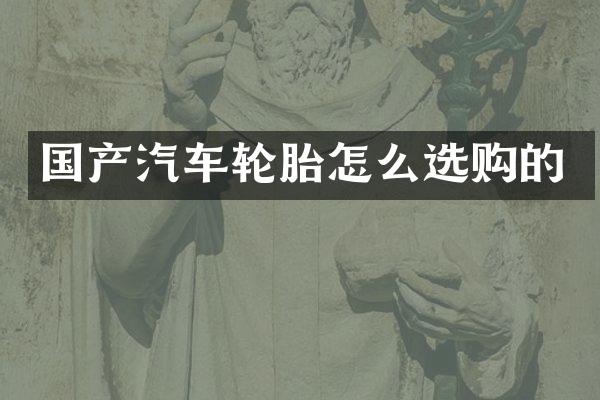 国产汽车轮胎怎么选购的