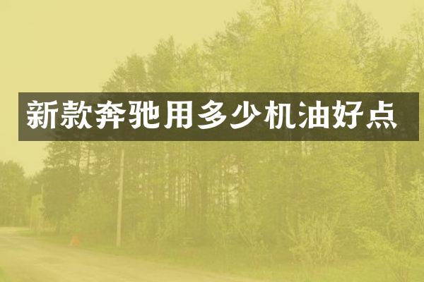 新款奔驰用多少机油好点