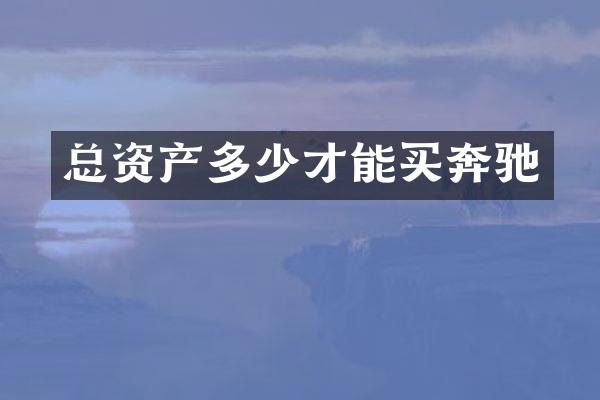 总资产多少才能买奔驰