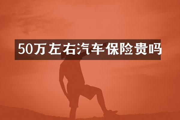 50万左右汽车保险贵吗