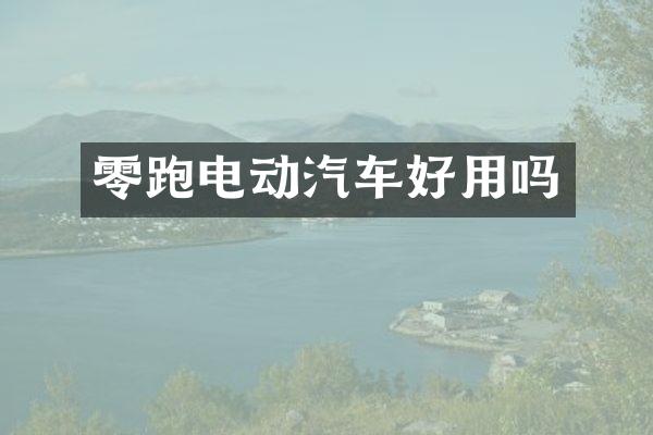 零跑电动汽车好用吗