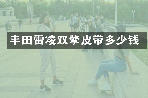 丰田雷凌双擎皮带多少钱