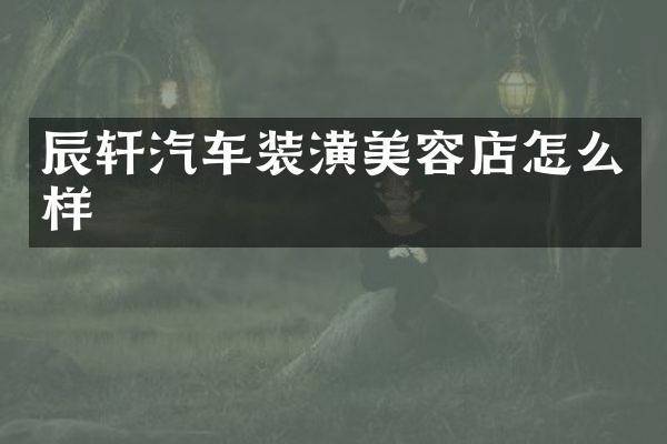 辰轩汽车装潢美容店怎么样