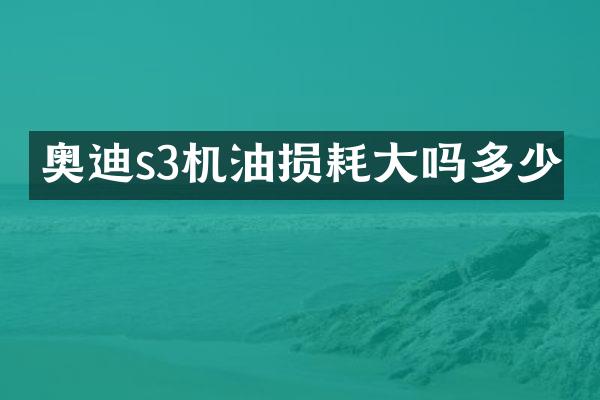 奥迪s3机油损耗大吗多少