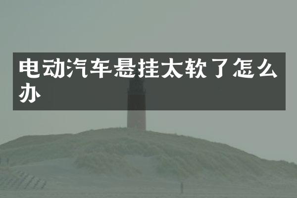 电动汽车悬挂太软了怎么办