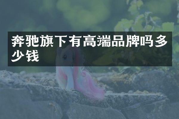 奔驰旗下有高端品牌吗多少钱