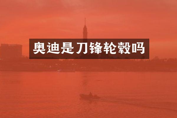 奥迪是刀锋轮毂吗