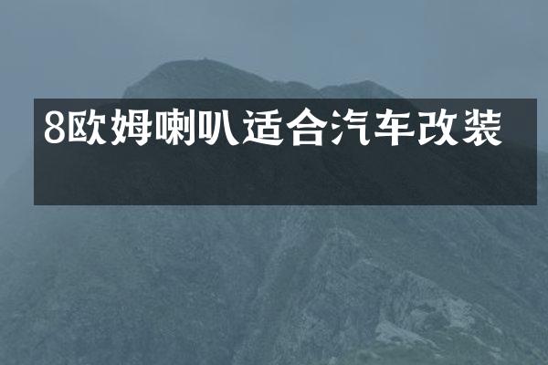 8欧姆喇叭适合汽车改装吗