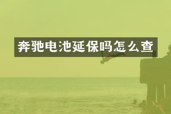 奔驰电池延保吗怎么查