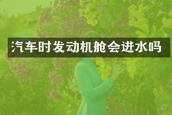 汽车时发动机舱会进水吗