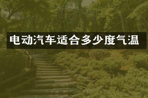 电动汽车适合多少度气温
