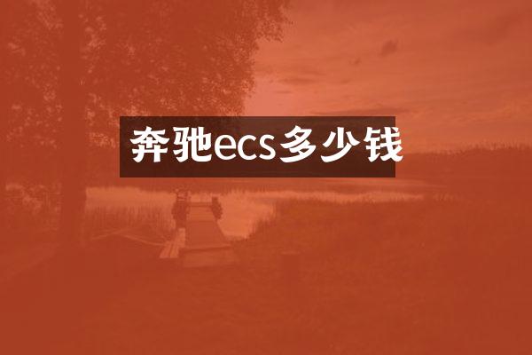 奔驰ecs多少钱