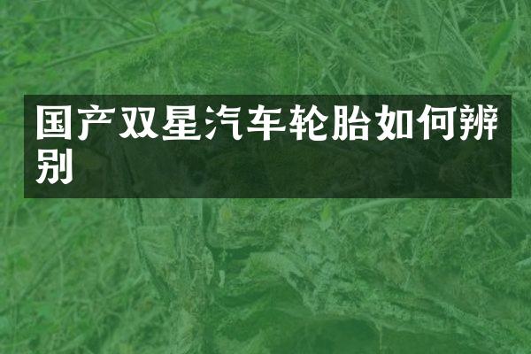 国产双星汽车轮胎如何辨别
