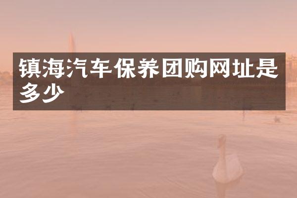 镇海汽车保养团购网址是多少