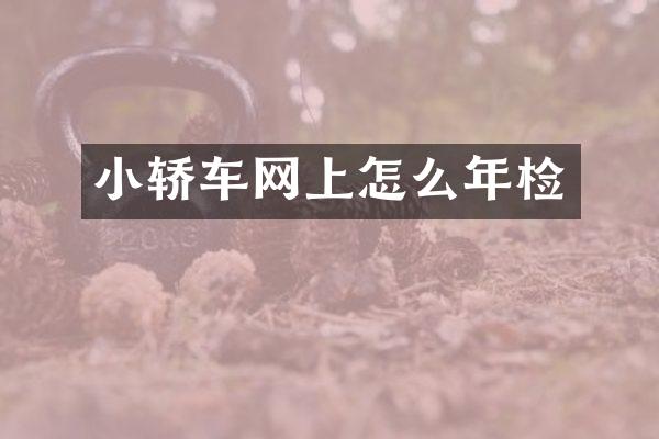 小轿车网上怎么年检