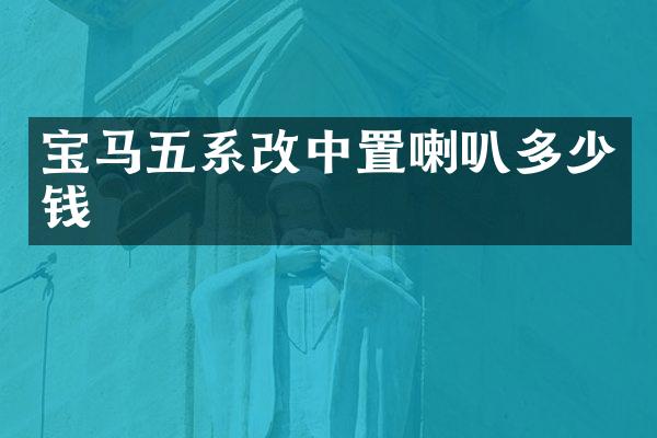 宝马五系改中置喇叭多少钱