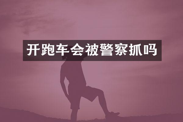 开跑车会被警察抓吗