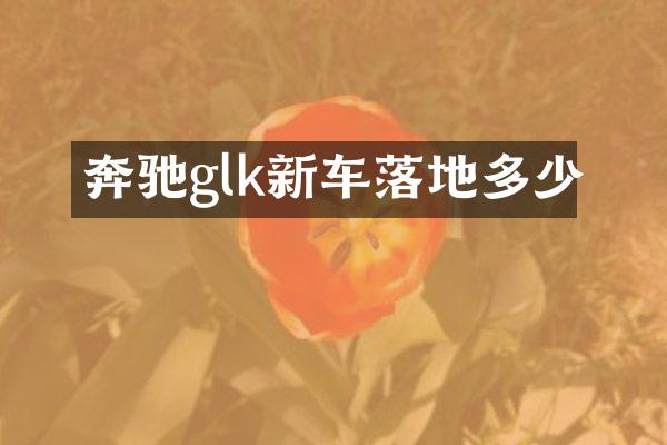 奔驰glk新车落地多少