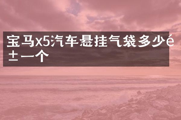 宝马x5汽车悬挂气袋多少钱一个