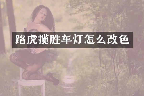 路虎揽胜车灯怎么改色