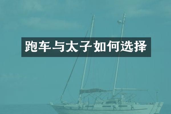跑车与太子如何选择