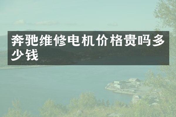 奔驰维修电机价格贵吗多少钱