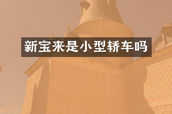 新宝来是小型轿车吗