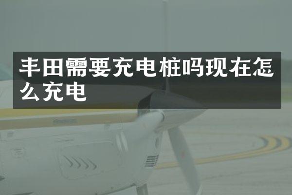 丰田需要充电桩吗现在怎么充电