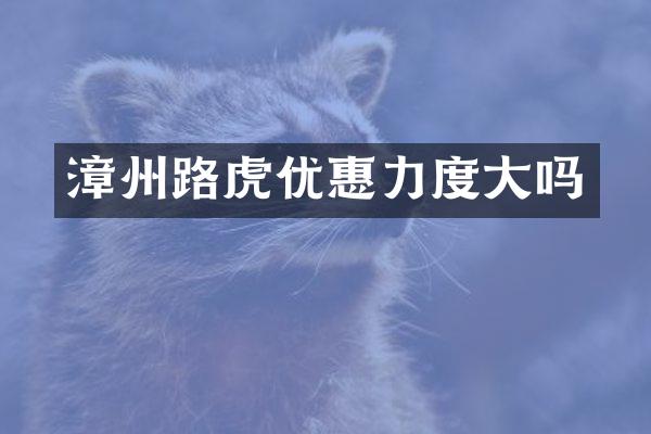 漳州路虎优惠力度大吗