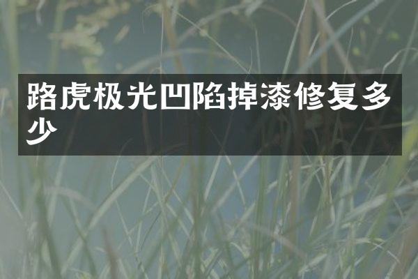 路虎极光凹陷掉漆修复多少