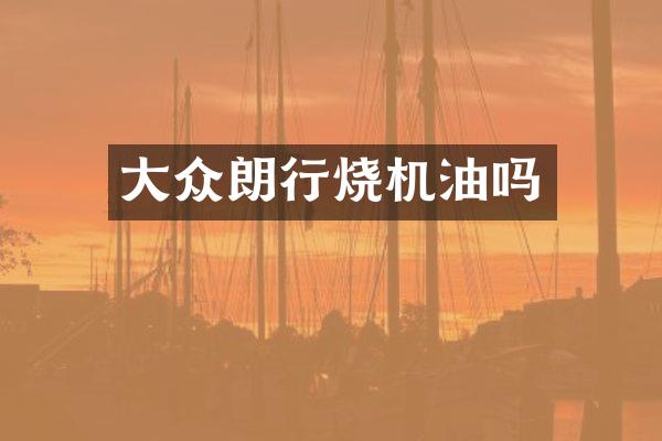 大众朗行烧机油吗