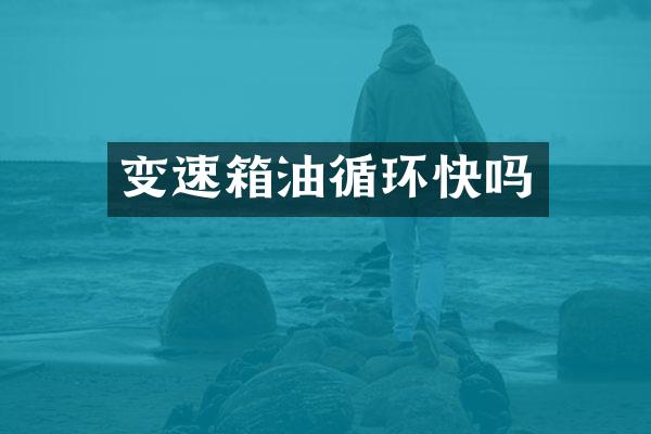 变速箱油循环快吗
