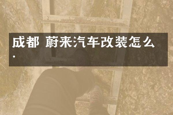 成都 蔚来汽车改装怎么样