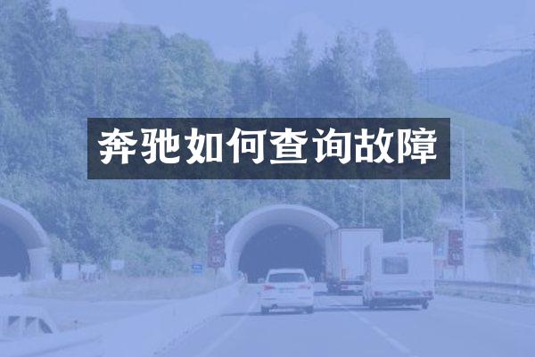 奔驰如何查询故障