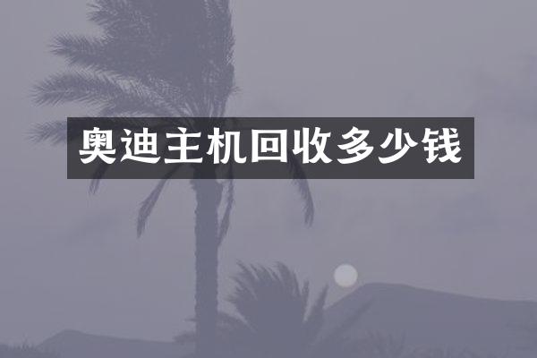 奥迪主机回收多少钱