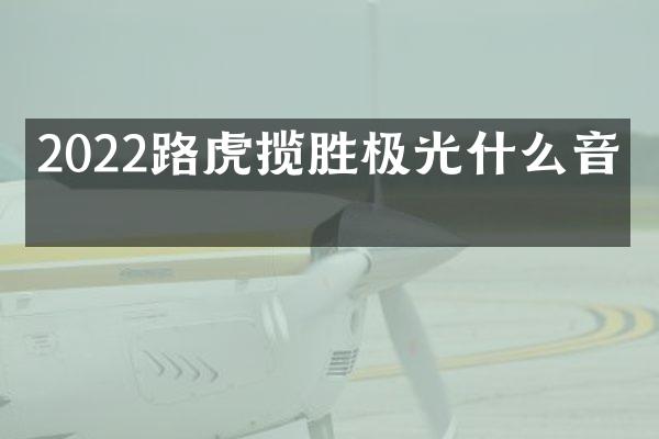2022路虎揽胜极光什么音响