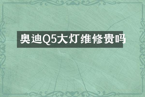 奥迪Q5大灯维修贵吗